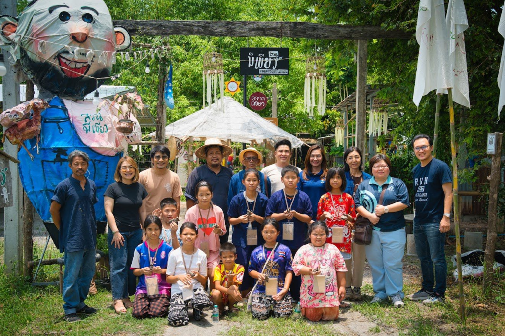 พันธกิจด้านบริการวิชาการ “เครือข่ายสวนมีเขียว” ส่งเสริมการพึ่งพาตนเองตามแนวทางเกษตรทฤษฎีใหม่ ควบคู่การท่องเที่ยวโดยชุมชน