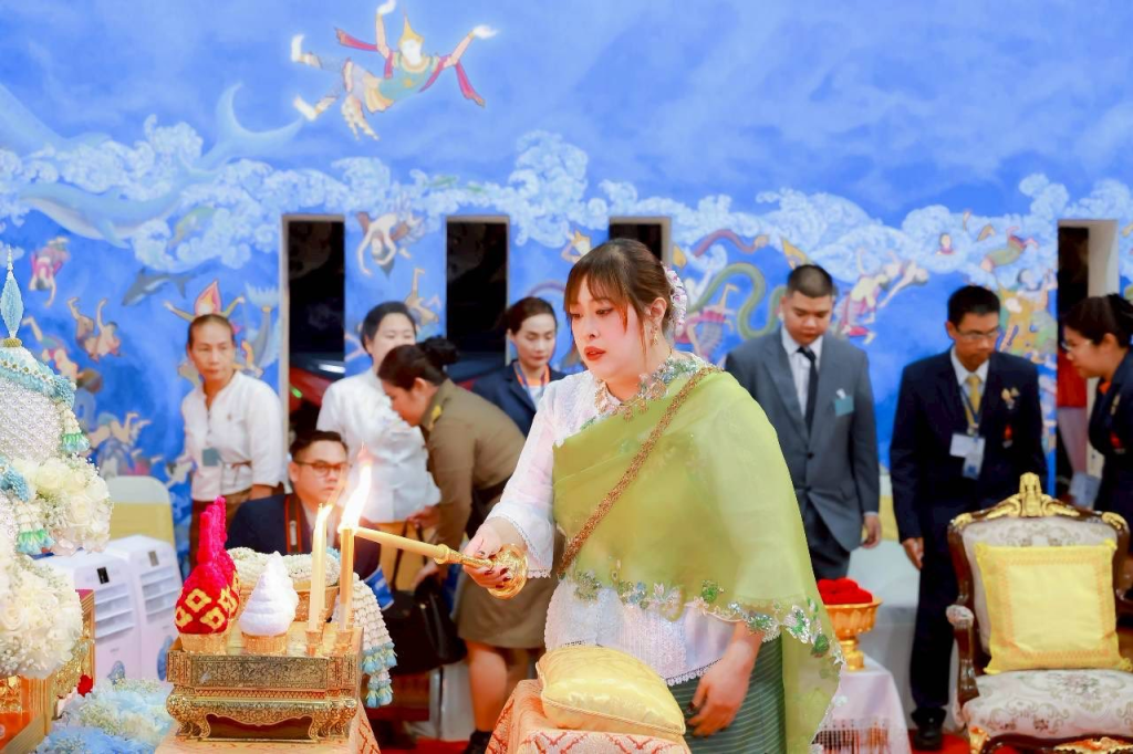พระเจ้าวรวงศ์เธอ พระองค์เจ้าสิริภาจุฑาภรณ์ เสด็จฯ เป็นองค์ประธานถวายผ้าพระกฐินแด่พระสงฆ์จำพรรษากาลถ้วนไตรมาส ประจำปี 2568 ณ วัดธาราทิพย์ชัยประดิษฐ์ อำเภอแม่แตง จังหวัดเชียงใหม่